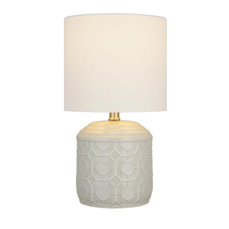 hometrends Light Green Glaze Ceramic Table Lamp