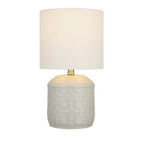 hometrends Light Green Glaze Ceramic Table Lamp