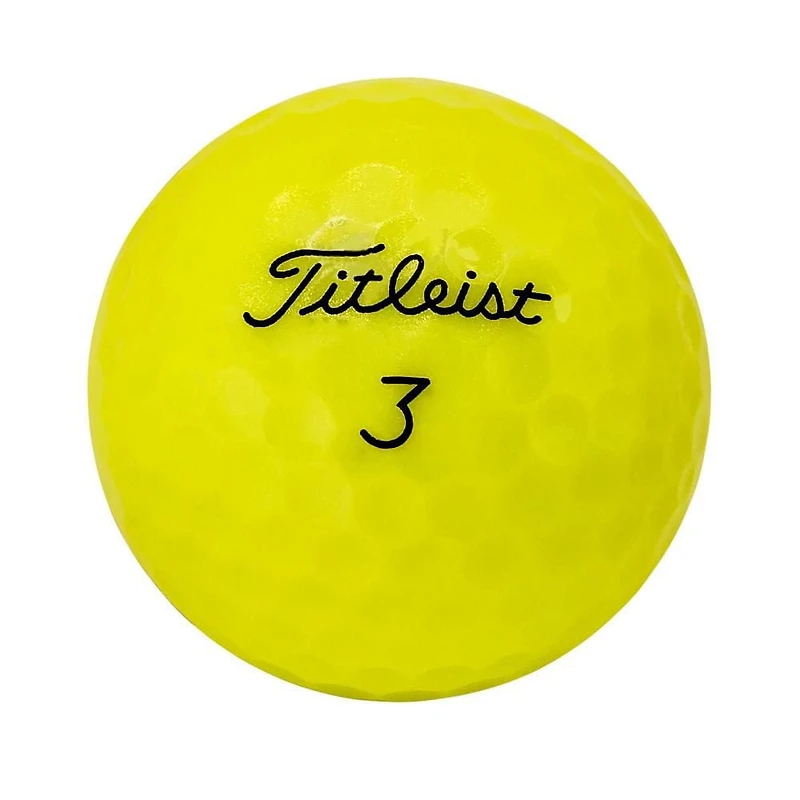 Mulligan - 36 balles de golf récupérées Titleist Pro V1 2024 5A Mint, jaunes