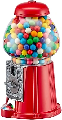 Tradeopia 12" Gumball Machine for Kids and Adults, Old Fashioned Metal Gumball Machine