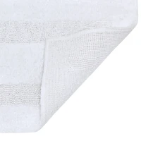 Tapis de bain Mainstays Racetrack 100% Coton Blanc, 17" x 24" Tapis de bain antidéparant