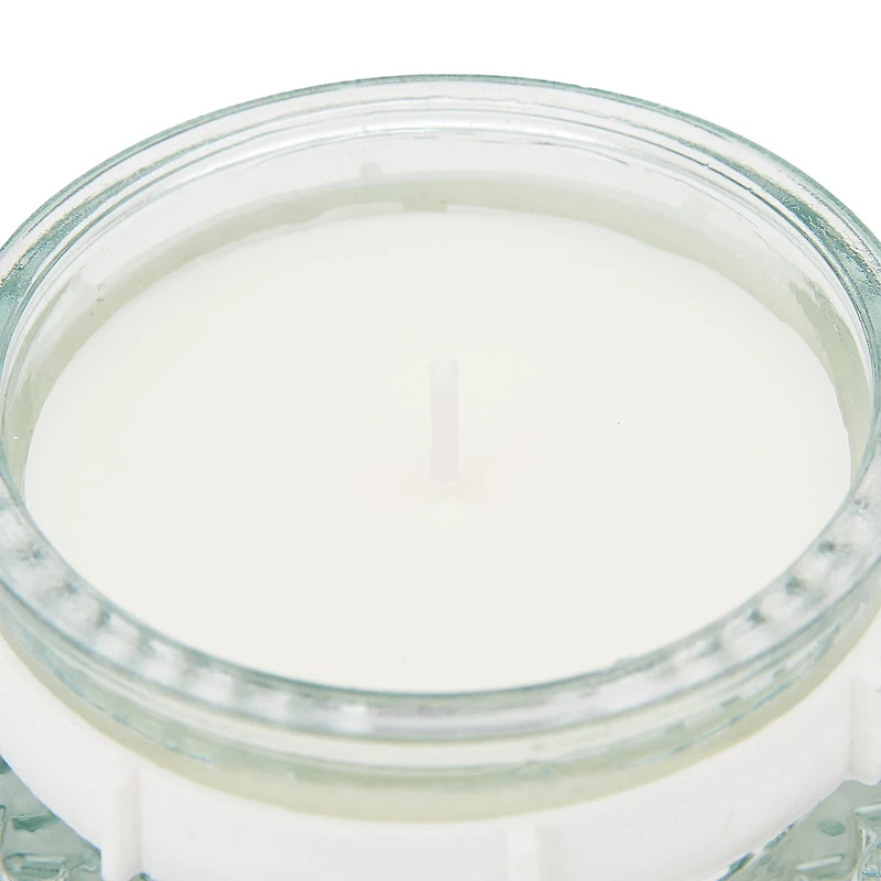 Anko Green Floral Candle, Green Candle