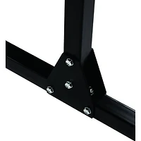 Support de squat réglable multifonctions Everyday Essentials d'une capacité de 500 livres avec barre de traction et supports de poids