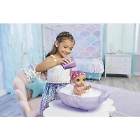 Sirène surprise BABY born Surprise – Poupée avec serviette violette et 20+ surprises