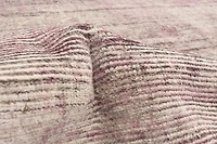ECARPETGALLERY Tapis Noué à la Main pour Salon, Salle à Manger et Chambre à Coucher Rayé Collection Galleria 5'0" x 7'7" en Gris