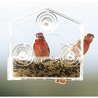 WINDOW BIRD FEEDER, Perky-Pet Window Bird Feeder – 1/2 Lb Capacity