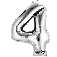 SUPERSHAPE 4 SILVER - FRENCH Anagram : 34 pieds' Ballon Métallique : 4