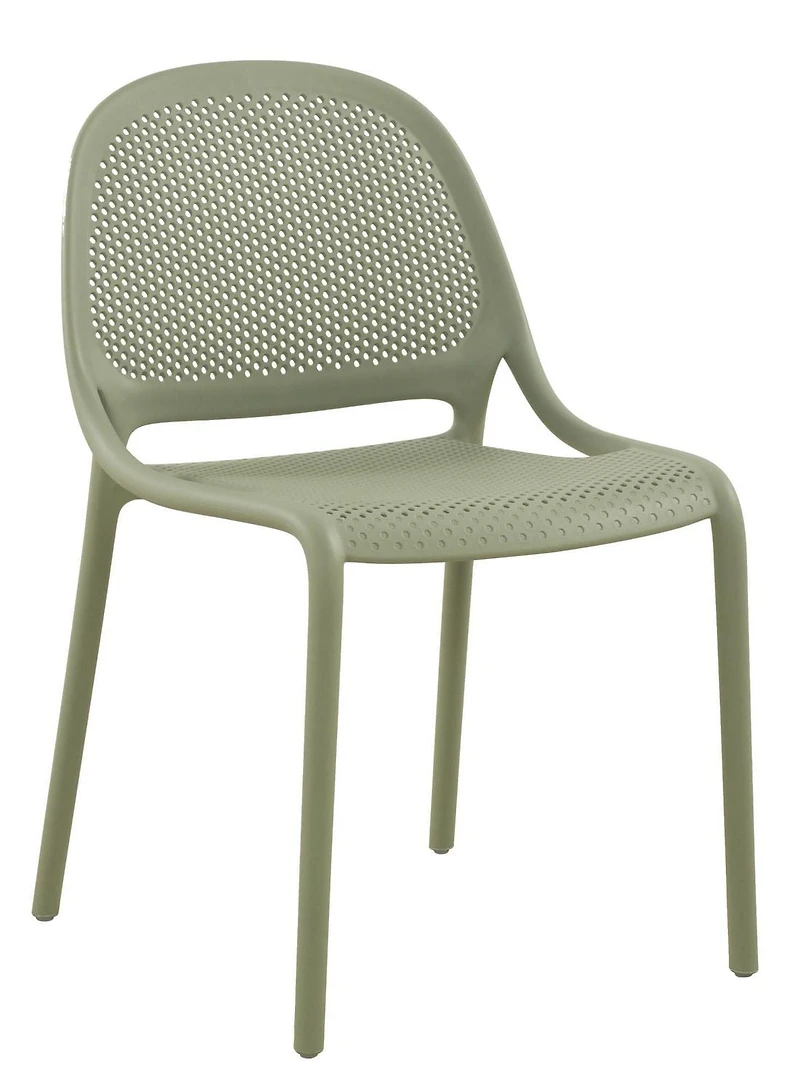 Summer armless dining chair Green Jade (4 chairs/box )