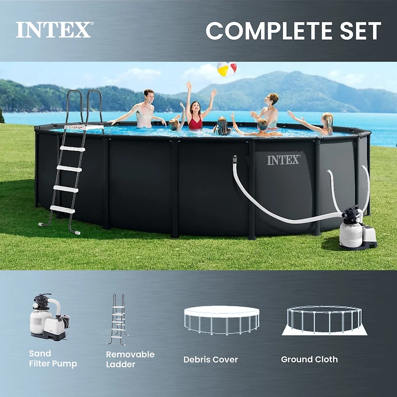 Piscine aérienne Intex Ultra XTR de 16 ft x 4ft avec pompe à filtre à sable