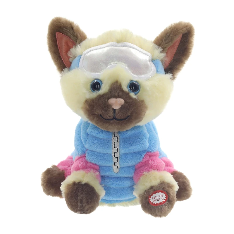 ANIMATED SKI CAT
