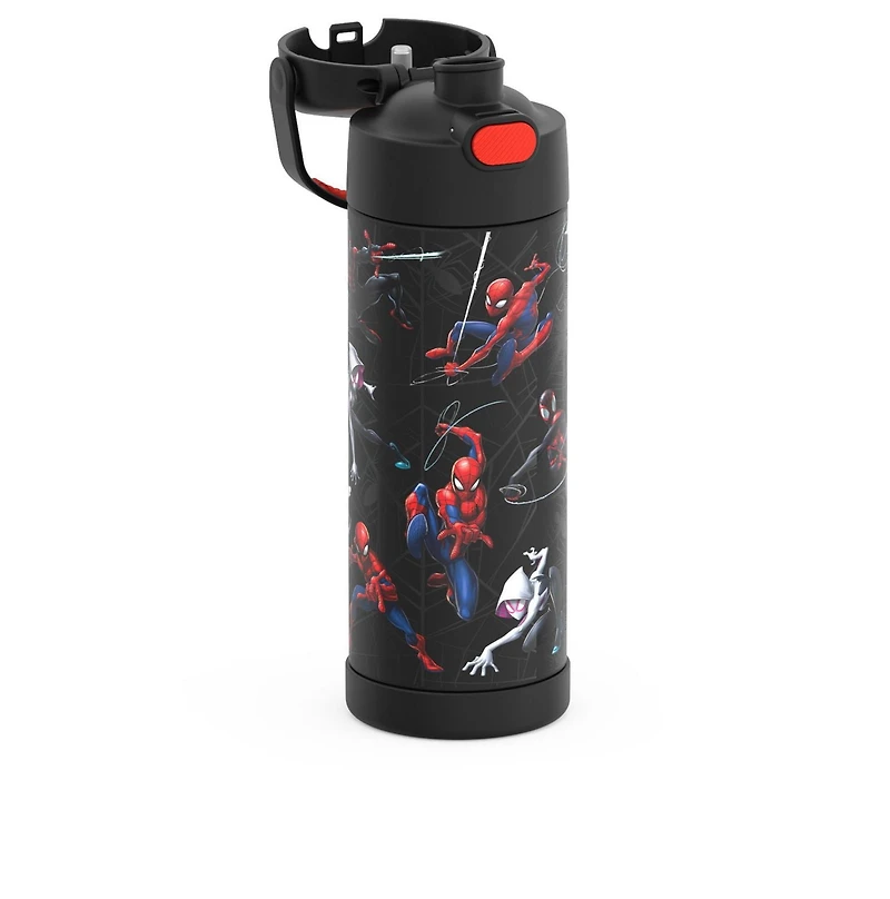 Thermos Kids Bouteille d'eau isolée sous vide en acier inoxydable avec couvercle à bec verseur, 470 ml