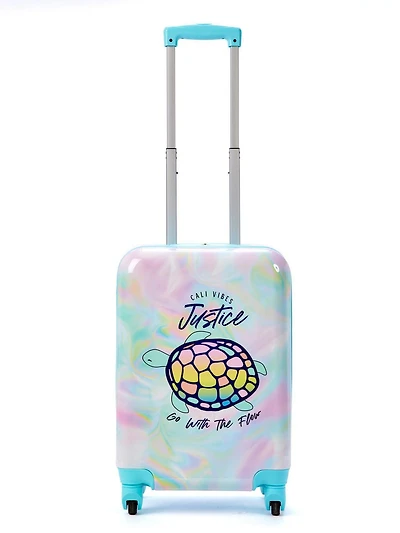 JUSTICE™ GIRLS GO WITH THE FLOW 20" HARD SHELL ROLLING LUGGAGE