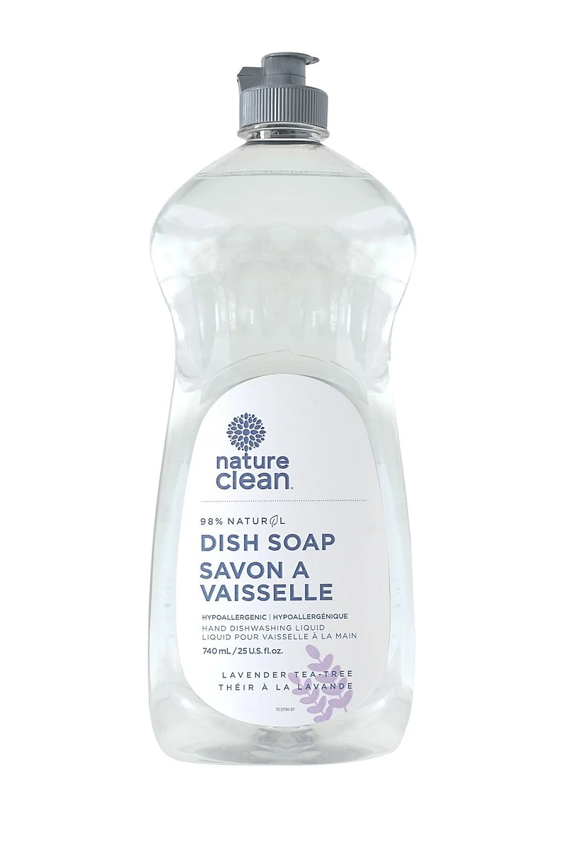 Nature Clean 98% natural Dishwashing Liquid Lavender (740ml)