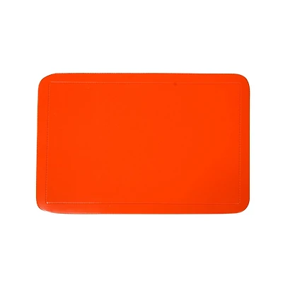 Plastic Placemat (Orange) - Set of 12
