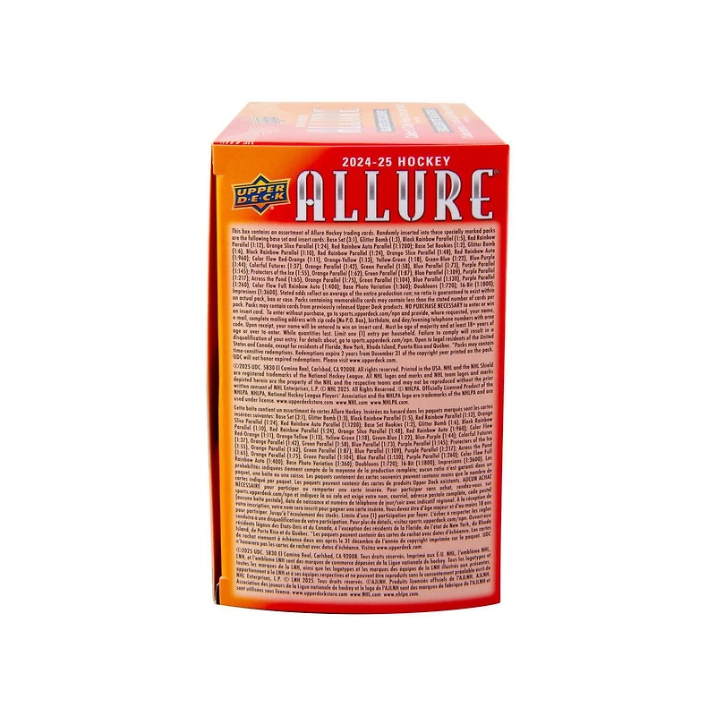 2024-25 Upper Deck Allure Hockey Trading Cards Blaster Box