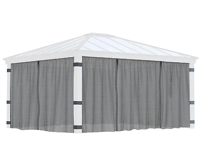 CANOPIA by PALRAM Dallas Ensemble de filet de gazebo de 14 pi x 16 pi
