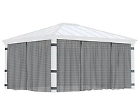 CANOPIA by PALRAM Dallas Ensemble de filet de gazebo de 14 pi x 16 pi