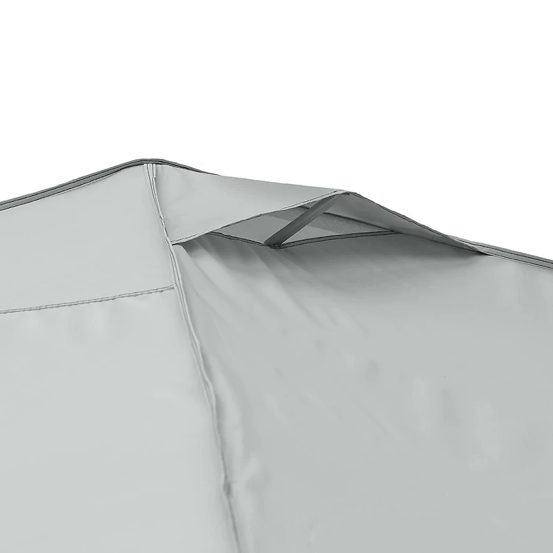Dessus d'auvent avec aération à pieds droits Ozark Trail 3,7 m x 3,7 m - cadre non inclus, GRIS