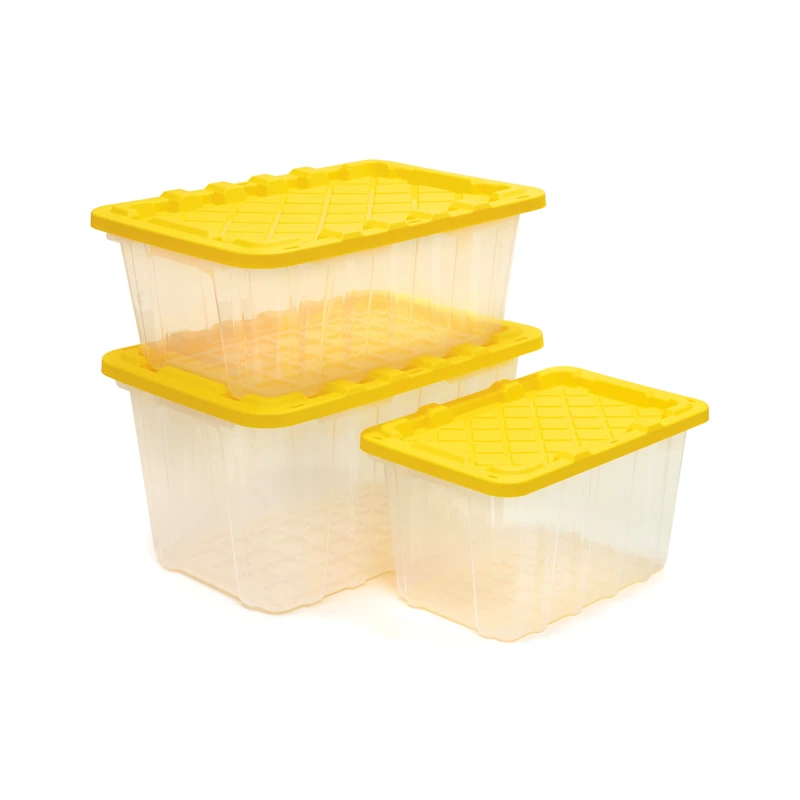 Tuff StoreTM 70L (18.5 gal.), Heavy Duty - Safety Yellow & Carbon Black