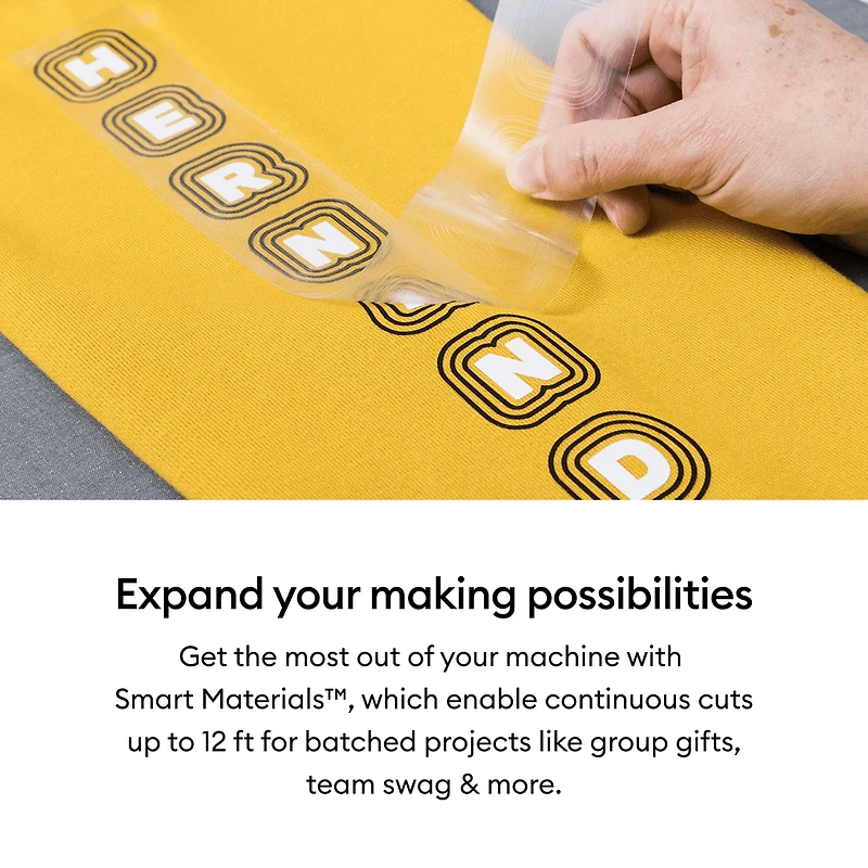 Cricut® Smart Iron-On™ Glitter (13 in x 3 ft), Black, Cricut® Smart Iron-On™ Glitter (13 in x 3 ft), Black