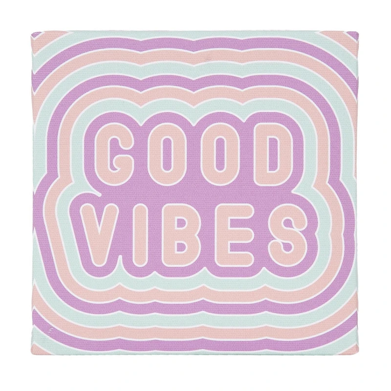 Good Vibes 6x6 Canvas Art
