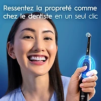 Brosse à dents électrique rechargeable Oral-B iO Série 2, vert forêt avec 1 brossette soins doux – Capteur automatique de pression pour protéger les gencives – 3 modes –
