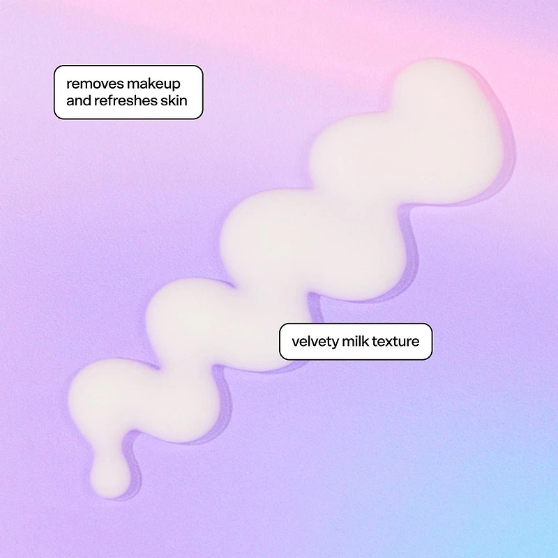 Bubble Skincare Magic Melt Lait Micellaire, 120ml, Nettoyant facial démaquillant Bubble Magiv Melt Lait Micellaire