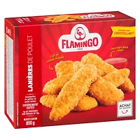 DISCONTINUE Lanières de poulet panées Flamingo avec sauce aigre-douce, entièrement cuites