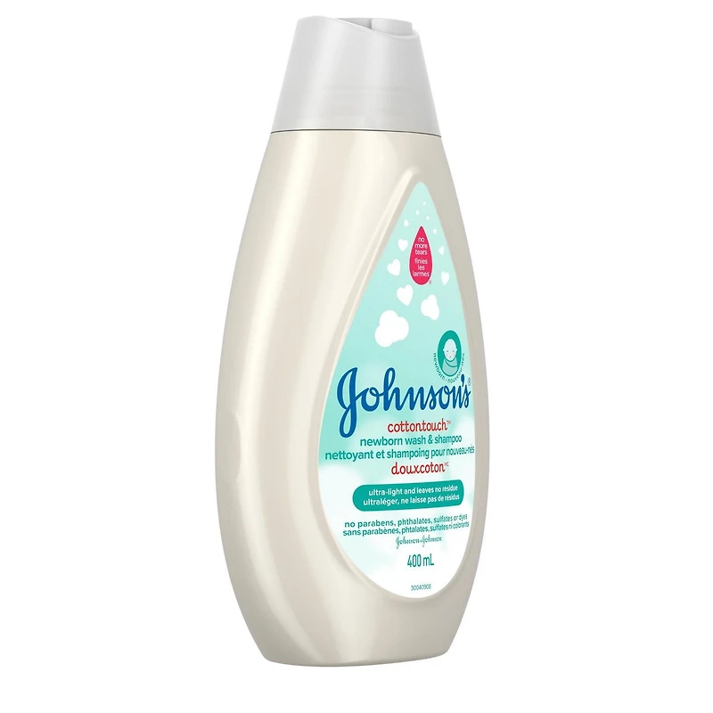 Nettoyant et shampoing pour nouveau-nés JOHNSON’S® DOUXCOTON 400 ml