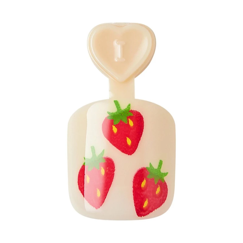 imPRESS Mini - Ongles à Pression, Strawberry, Court, 20u. -
