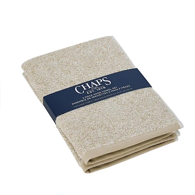 Chaps Hand Towels for Bathroom - Ring Spun Cotton Towel