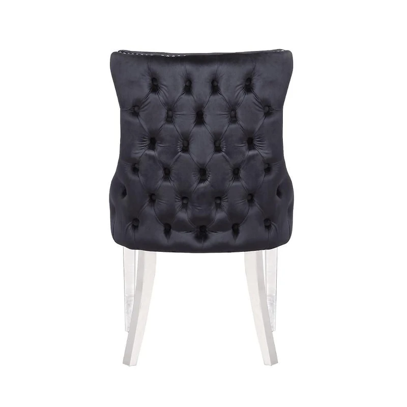STONEFORT CHAIR – STEEL in Black SET OF 2
