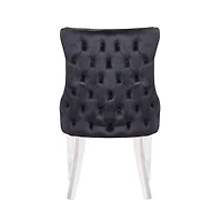 STONEFORT CHAIR – STEEL in Black SET OF 2