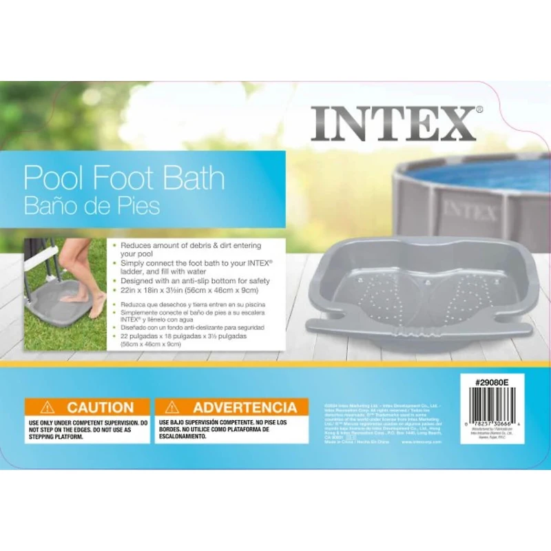Bain de pieds pour piscine Intex, âge : adulte