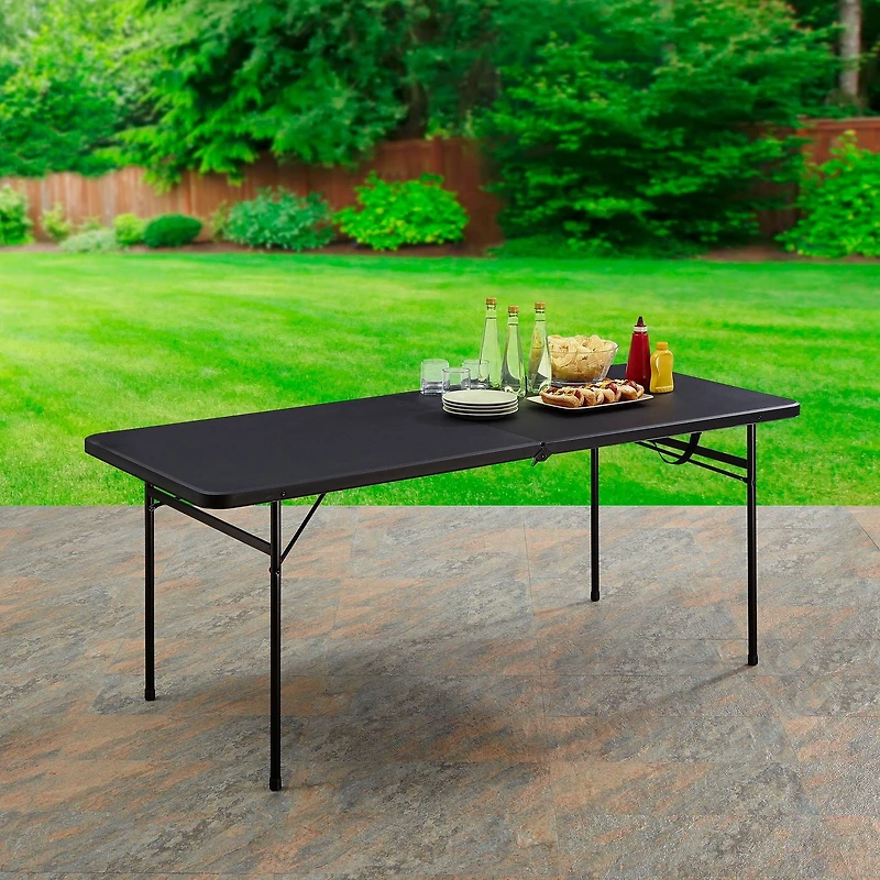 Mainstays Table pliante 6 pieds, noire