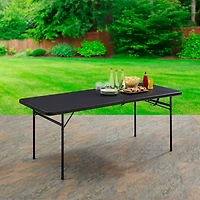 Mainstays Table pliante 6 pieds, noire