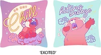 Disney Pixar Turning Red 2 Pack Squishy Decorative Pillows - 'Excited' Design