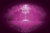 Lampe tactile à DEL en cristal multicolore de 10 po de Merkury Innovations .Lampe tactile LED en cristal