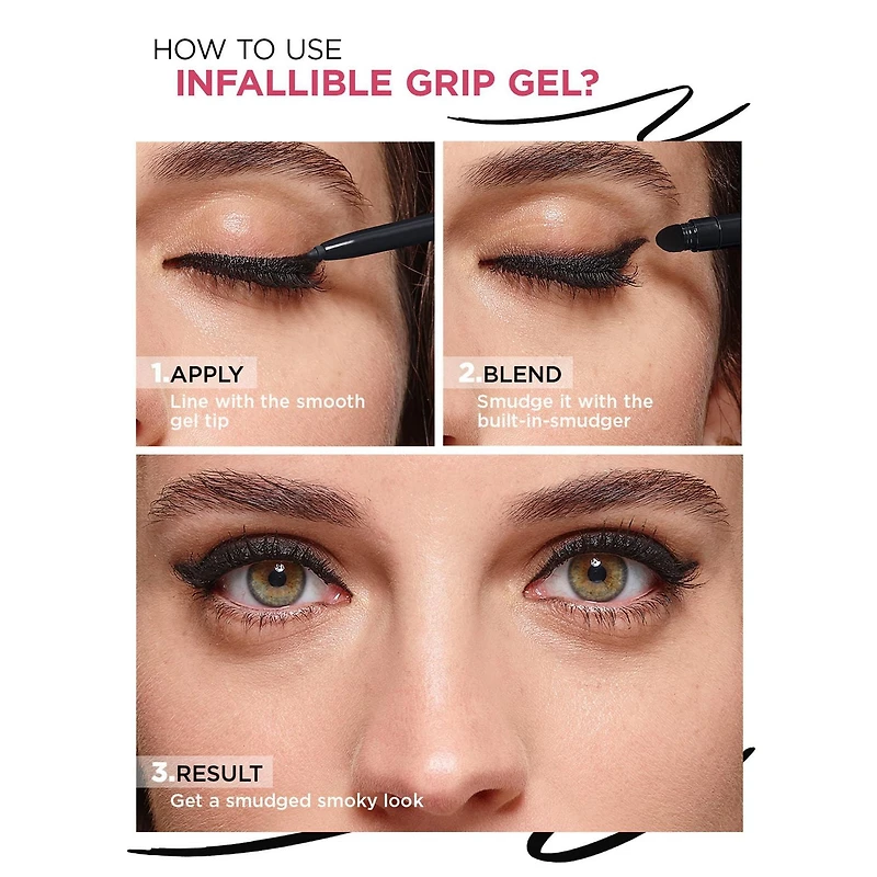 L'Oréal Paris Infallible Grip Traceur Gel Mécanique 36H Traceur Gel Mécanique Hydrofuge