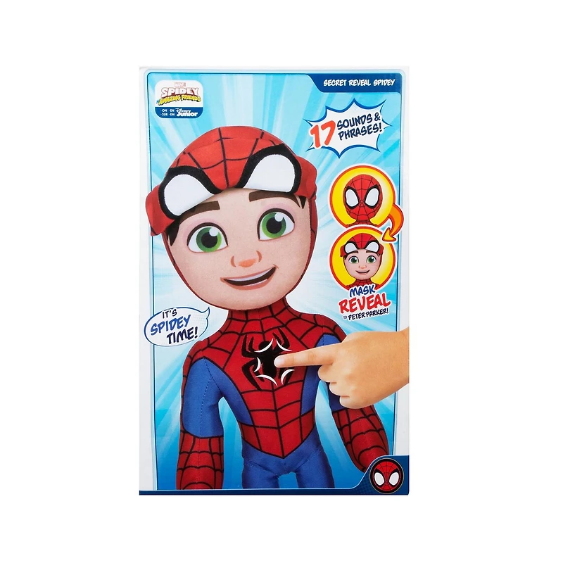 Spidey et ses amis présentent la révélation secrète de Spidey en peluche