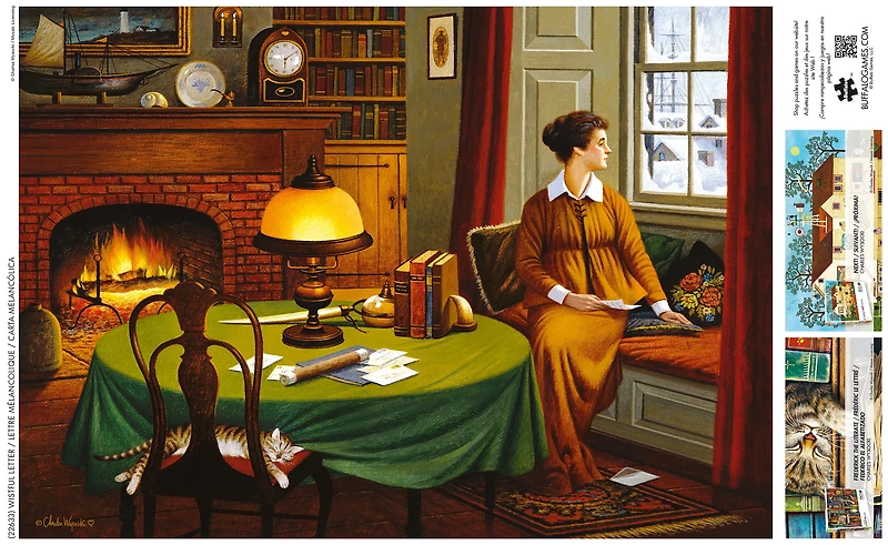 Buffalo Games Wistful Letter 300-Piece Interlocking Jigsaw Puzzle for Adults Ages 14-99 Years