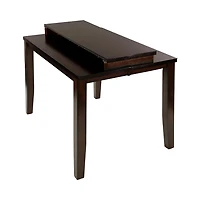 Topline Home Furnishings Table au fini espresso bruni