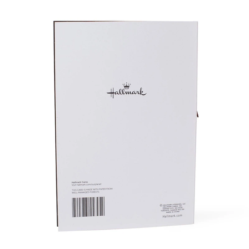 Carte de fête pour un époux – Hallmark (Motif écossais et fleur)