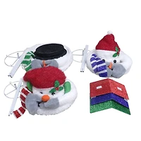 Holiday Time Light-up Snowman Family, 3-piece