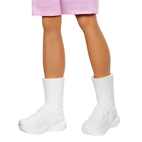 Barbie Fashionistas Ken Doll #241 in Red Striped Top and Pink Shorts with White Sneakers, Blonde