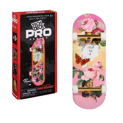 Tech Deck, Primitive Pro Series, Fingerboard avec présentoir, conçu pour les pros ; Mini skateboards authentiques, jouets pour enfants à partir de 6 ans