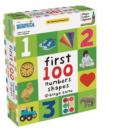 First 100 Numbers, Colors, and Shapes Bingo