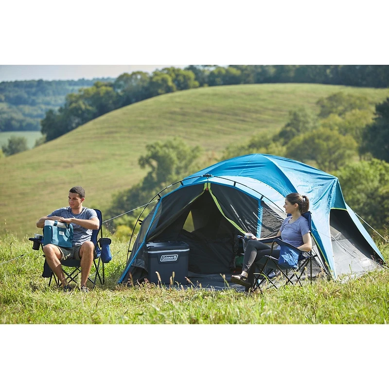 Coleman Carlsbad DarkRoom 6-Person Tent, 10 x 9 ft. with 10 x 5 ft. screen room