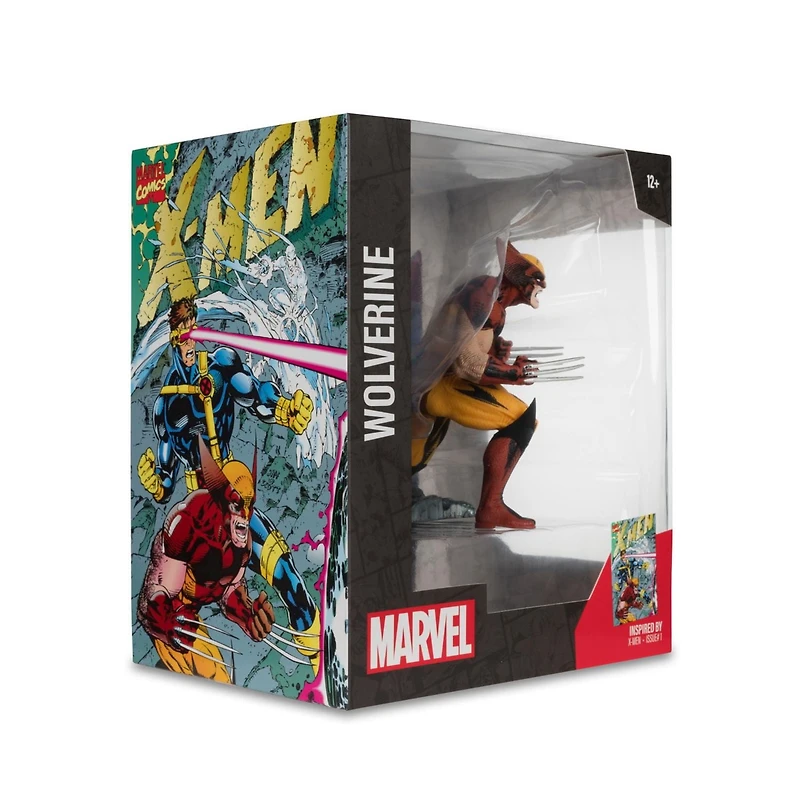 Wolverine (X-Men #1) Posed Figure w/Scene