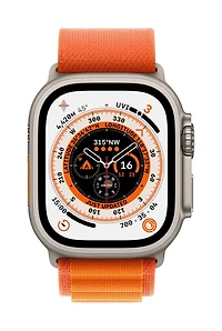 Apple Watch Ultra  (GPS + Cellular) 49mm - Orange Bracelet Alpin